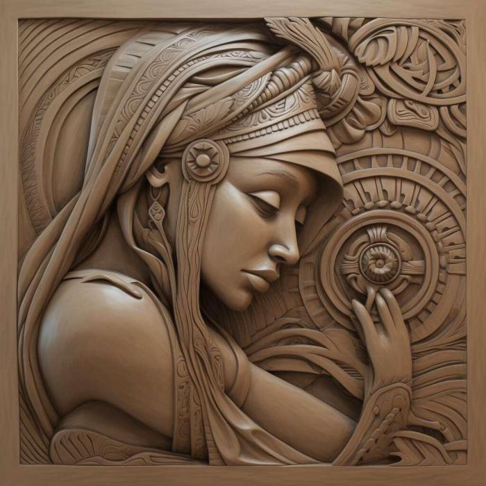 نموذج ثلاثي الأبعاد لآلة CNC 3D Art 